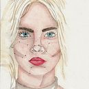 Mi Proyecto del curso: Retrato ilustrado en acuarela. Drawing project by maria claudia llinas alarcon - 05.23.2020