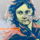 Miliciana. Drawing, Artistic Drawing, Portrait Drawing, and Traditional illustration project by Jose María San Antonio Alvarez - 05.24.2020
