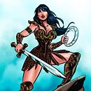 Xena Warrior princess. Projekt z dziedziny R, sunek c i frow użytkownika Al Ramon - 25.05.2020