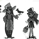 Mi Proyecto del curso: Fábrica de personajes ilustrados "Brujas mágicas del bosque". Een project van Traditionele illustratie van Leilani Martínez - 28.05.2020