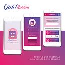 App Qué! Barrio. Un proyecto de Desarrollo de apps, Diseño de producto y Diseño gráfico de Isabel Garrido - 25.05.2020