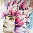 Mi Proyecto del curso: Técnicas de acuarela en negativo para ilustración botánica. Un projet de Aquarelle de Angelica Ertl de Kowalewski - 09.06.2020