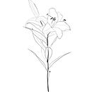 Flores abstratas . Un proyecto de Diseño de tatuajes de Mayara Beltram - 28.05.2020