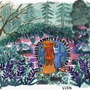 Mi Proyecto del curso: Ilustración en acuarela con influencia japonesa. Un proyecto de Pintura a la acuarela de Valeria Jon Elizondo - 28.05.2020