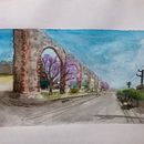 My project in Architectural Sketching with Watercolor and Ink course. Un proyecto de Pintura a la acuarela de bottleana - 28.05.2020
