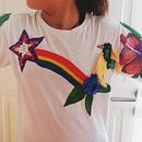 Mi Proyecto del curso: Diseño de moda: pintura y bordado sobre prendas. Un projet de Broderie de Gissela Gigí - 01.06.2020