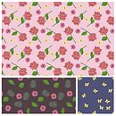 My project in Vector Pattern Creation and Commercialization course. Projekt z dziedziny Pattern design użytkownika Griselda S. - 28.05.2020