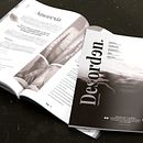 Editorial - "Desorden" revista de trastornos mentales . Design editorial, Design gráfico, Desenho tipográfico, Ilustração tradicional, e Tipografia projeto de Gaston Meza - 29.05.2020