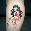 Chicas con color. Tattoo Design project by Polilla Tattoo - 05.29.2020