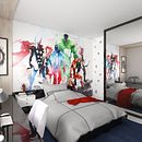 Quarto Infantil Vingadores. Un projet de Architecture d'intérieur de Thayla Dourado - 14.04.2017
