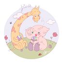Friendship. Children's Illustration project by Alba Reche Martínez - 05.30.2020