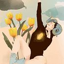Mi Proyecto del curso: Técnicas de ilustración con acuarela digital. Een project van Traditionele illustratie, Digitale illustratie, Aquarelschilderen,  Portrettekening y Digitale tekening van Valentina Orejuela - 14.08.2020