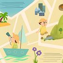 Meu projeto do curso: Ilustração infantil para publicações editoriais . Ilustrație tradițională de Maria Costa - 05.31.2020