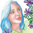 Retrato en acuarela. Un projet de Créativité, Dessin anatomique, Dessin de portrait et Illustration traditionnelle de Kaysi Gómez Vega - 01.06.2020