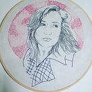 Autoretrato bordado. Un projet de Broderie de Loreto Alejandra Ojeda Triviño - 01.06.2020