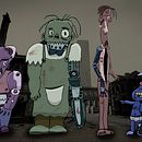 Mi Proyecto del curso: Fábrica de personajes ilustrados Zombies Bionicos. Un projet de Conception de personnages de Jorge Pajares Ormachea - 03.06.2020