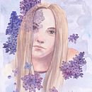 My project in Illustrated Portrait in Watercolor course. Ilustração digital, Desenho de retrato, e Pintura em aquarela projeto de Anna Wolf - 02.06.2020