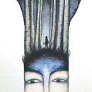 En mi mente... un bosque. Traditional illustration project by Iana perez nollet - 06.02.2020