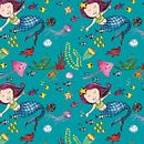 Illustrated Pattern Design - 'Under the Ocean'. Ilustração tradicional, Pattern Design, e Pintura em aquarela projeto de ankdesign - 02.06.2020