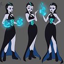 Design de personagens para animação com Photoshop - Vilã de uma série animada . Projekt z dziedziny Animacje 2D i Projektowanie postaci użytkownika Kethellyn Jhully - 03.06.2020