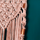 Mi Proyecto del curso: Macramé: nudos básicos y complejos . Een project van Textiel van Nath Salazar - 04.06.2020