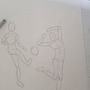 Figuras humanas en movimiento. Artistic Drawing project by Marcos Rodriguez - 06.04.2020