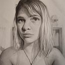 Autorretrato realista con lápiz de grafito. Projekt z dziedziny  Sztuki piękne użytkownika Mara Paganetti - 05.06.2020