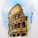 My project in Architectural Sketching with Watercolor and Ink course. Projekt z dziedziny  R i sunek architektoniczn użytkownika Basith Khan - 05.06.2020