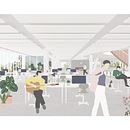 home office / office home Ein Projekt aus dem Bereich Architektonische Illustration und Digitale Illustration von Anna Yancheva - 06.06.2020