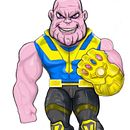 Thanos. Digital Drawing project by Aarón Aponte - 06.02.2020