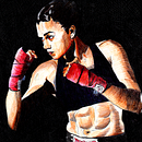 Female boxer in ballpoint pens. Een project van Tekening met potlood van Amelie Paquet - 06.06.2020
