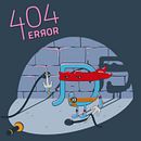 404 Error Page. Un projet de Conception numérique, Design graphique, Design d'interaction, Webdesign et Illustration numérique de Jose Díaz Baena - 07.06.2020