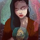 Mi Proyecto del curso: Técnicas de ilustración con acuarela digital. Een project van  Digitaal schilderij van Naiara Yerobi - 07.06.2020