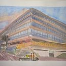Mi Proyecto del curso: Dibujo arquitectónico con acuarela y tinta. Un proyecto de Arquitectura y Arte urbano de Josefina Baldini - 07.06.2020