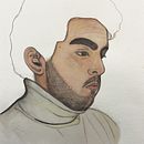 Mi Proyecto del curso: Cuaderno de retratos en acuarela. Watercolor Painting, Fine Arts, Pencil Drawing, Artistic Drawing, Portrait Drawing, Traditional illustration, and Painting project by Fabián Ignacio Vera Ramírez - 06.07.2020