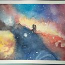 My project: horsehead nebula. Ilustração tradicional projeto de Annalisa Dione - 08.06.2020