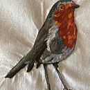 Premier project, petit oiseau brodé . Embroider project by gervaise - 06.08.2020