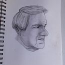 Mi Proyecto del curso: Cuaderno de retratos en acuarela. Projekt z dziedziny Trad, c, jna ilustracja i Malowanie akwarelą użytkownika Mariel G M. Argüero - 11.06.2020