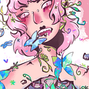 Mariposas no estômago . Un progetto di Illustrazione tradizionale e Illustrazione digitale di Rachel Froes - 25.12.2021