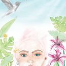 Mi Proyecto del curso: Retrato ilustrado en acuarela . Lukisan Cat Air proyek oleh silviariverarturo - 06.09.2020