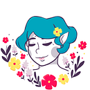 Meu projeto do curso: Retrato ilustrado com elementos botânicos . Gambar Digital proyek oleh Gabriela Marul - 06.09.2020