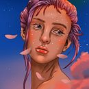 Mi Proyecto del curso: Retratos digitales de fantasía con Photoshop . Gambar Digital, Ilustrasi tradisional, Ilustrasi Digital, Menggambar, Menggambar Potret, Dan Lukisan Digital proyek oleh Alexis Caro Carvajal - 06.07.2020