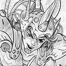 Jabu de Unicórnio. Traditional illustration, Character Design, Comic, Drawing, Digital Illustration, and Figure Drawing project by Ricardo Nask - 06.10.2020