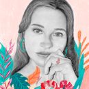 Mi Proyecto del curso: Retrato con lápiz, técnicas de color y Photoshop. Ilustração tradicional, Desenho de retrato e Ilustração botânica projeto de ISC - 10.06.2020