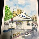 My project in Architectural Sketching with Watercolor and Ink course . % Oscar Lee tarafından hazırlanan Mimari İllüstras, Ve on projesi - 06.11.2020