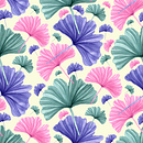 Sweet Ginko Pattern . % Isis Escobar Salcedo tarafından hazırlanan Botanik İllüstras, on, Ve Tasarım projesi - 06.11.2020