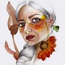 Mi Proyecto del curso: Retrato ilustrado en acuarela . Desen, Ilustrație tradițională, Ilustrație digitală și Pictură în acuarelă de estrellamart_c - 06.12.2020