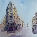 My First project in Architectural Sketching with Watercolor and Ink course . % bbasia tarafından hazırlanan Mimari İllüstras, on, Sulubo, Ve a Resim projesi - 06.12.2020
