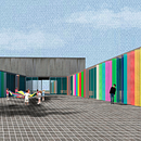 Escuela. Un projet de Architecture, Design graphique, Architecture d'intérieur, Design d'intérieur, Pa, sagisme, Collage, Architecture numérique et Illustration architecturale de Marcelo Gonzalez - 28.11.2020