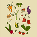 Dia de Feira. Traditional illustration, and Digital Illustration project by Jocemara Carminati - 06.15.2020